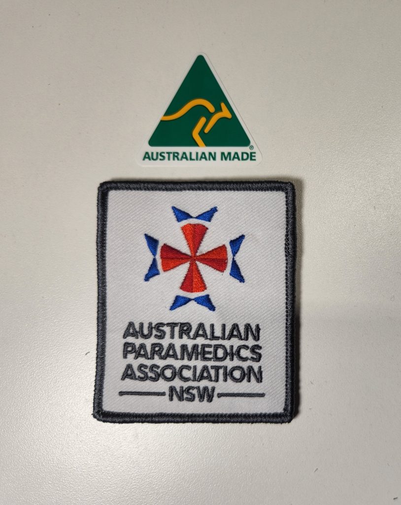 Australian Paramedic Velcro Badges